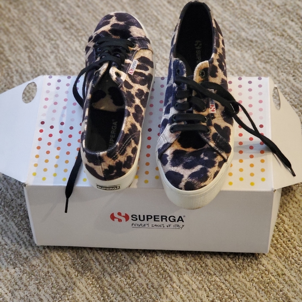 Superga 2790 Fanview Leopard Sneakers